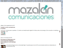 Tablet Screenshot of blog.mazalan.com